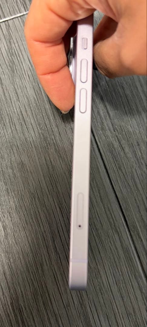 Apple iPhone 14パープル128GB本体　画面割れ有り、動作良好