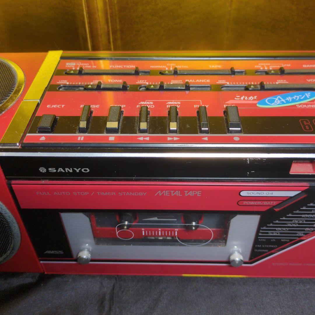SANYOサンヨー MR-Q4 おしゃれなサウンド ステレオラジオカセット