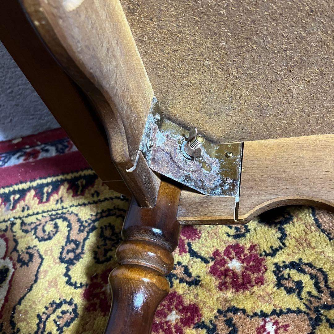 【カリモク】 コロニアル サイドテーブル TC200JK ビンテージ 木製