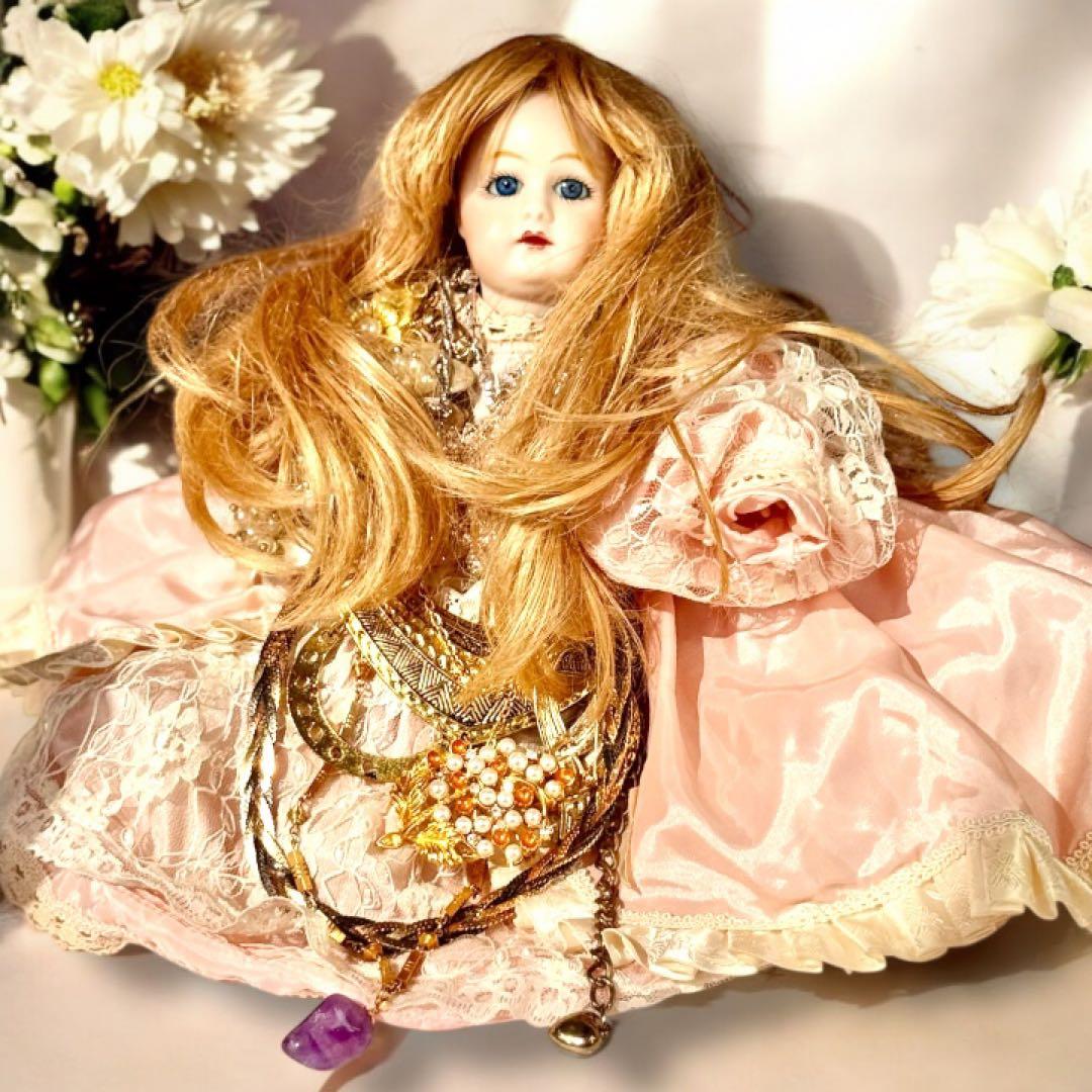 沙羅 アンティーク ビスクドール ゴーチェ ヘッド✕現代ビスクボディ再構成