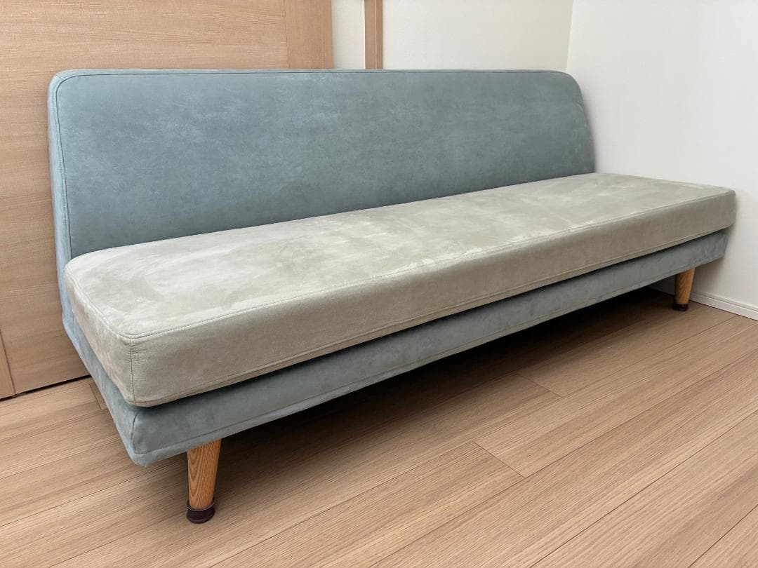 KEYUCA ムートソファⅡ 3人掛け カバー取り外し可能 スエード調