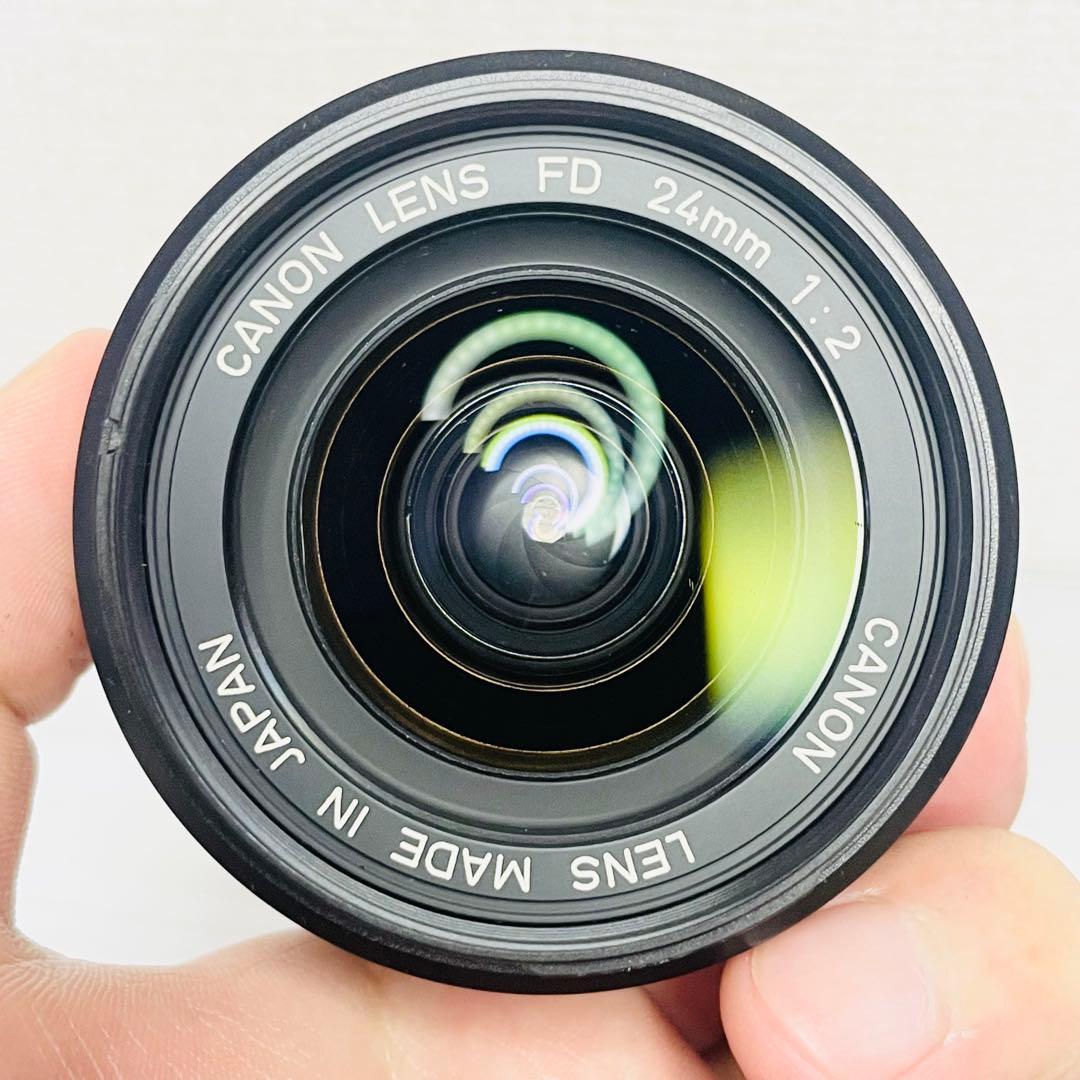 【美品】Canon NEW FD 24mm F2 フード BW-52C 希少