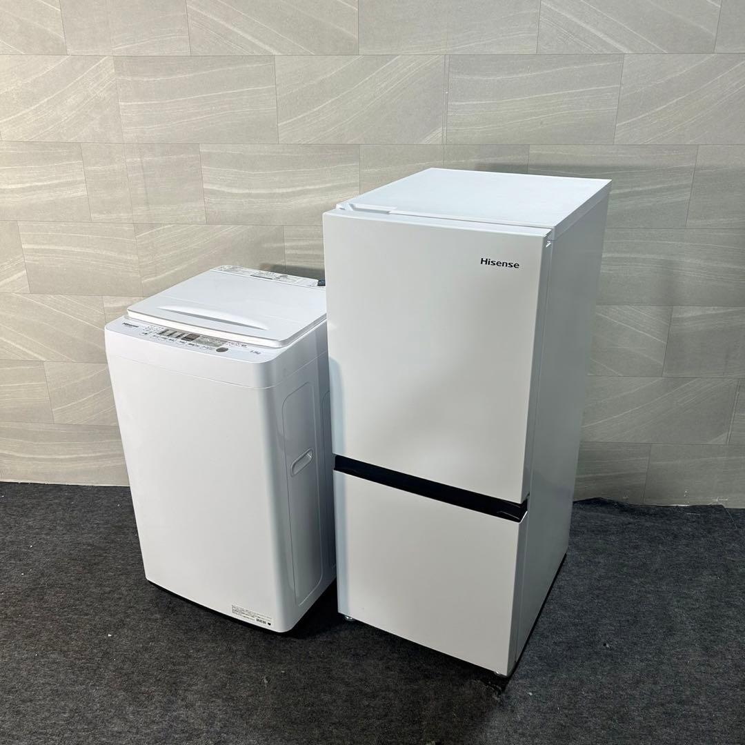 新生活 生活家電2点セット 冷蔵庫 洗濯機 2021年 格安 お買得 d3866