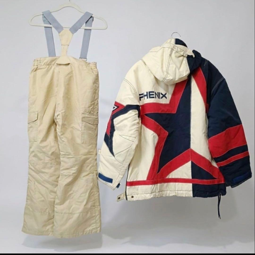 PHENIX スキーウェアセット ネイビー/クリーム/レッド