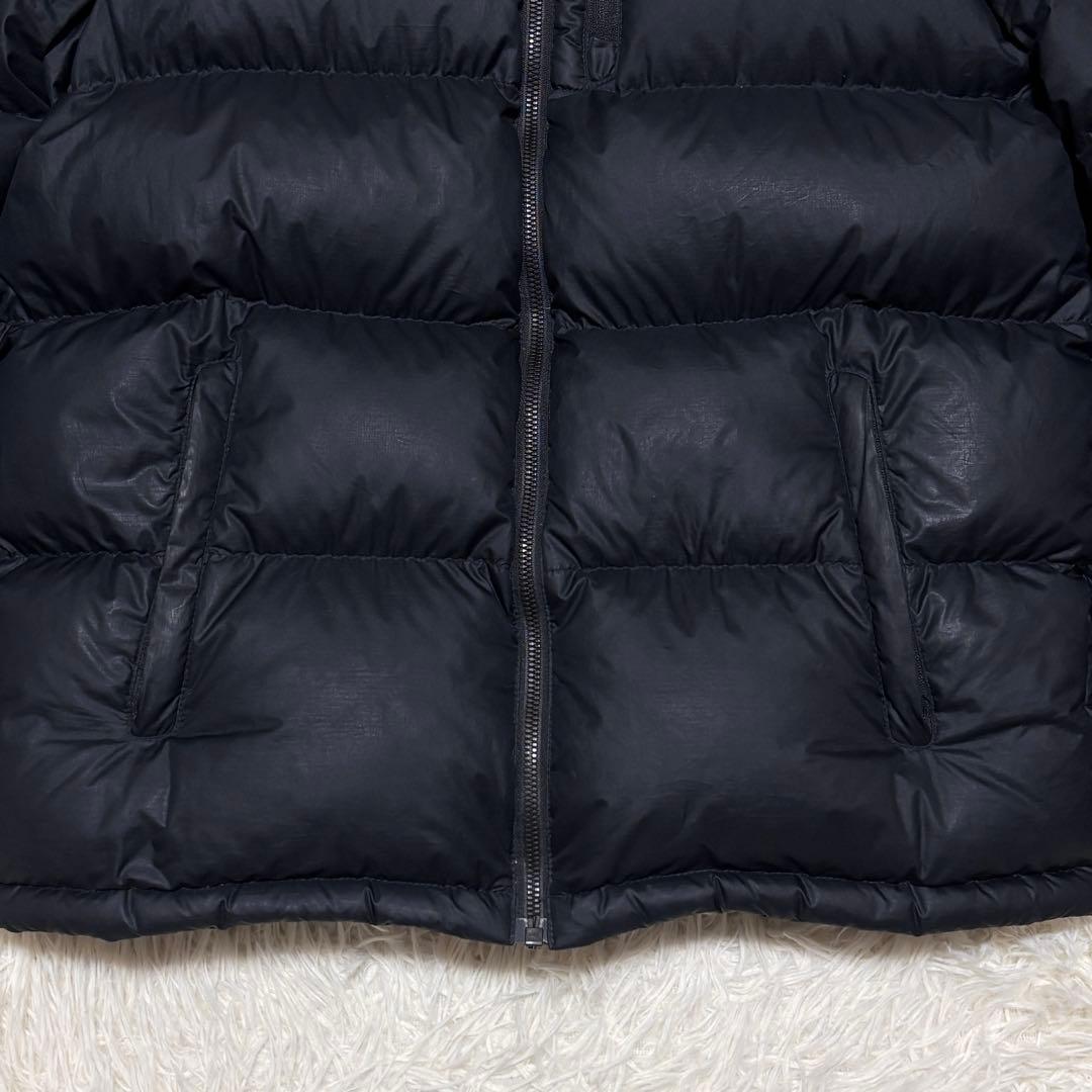 ポロラルフローレン ダウンジャケット M相当 ロゴ ブラック 肉厚 近年モデル