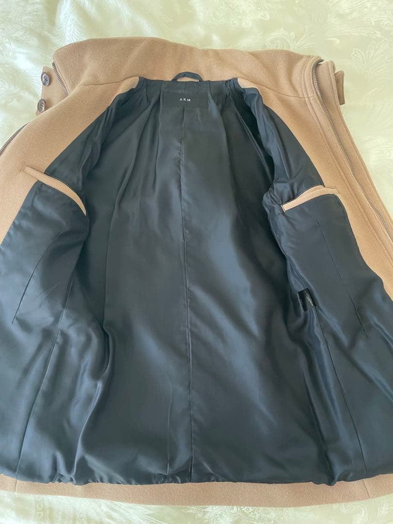 ✨AKM✨LEONに掲載キャメルダッフルコート定価136,500円サイズM