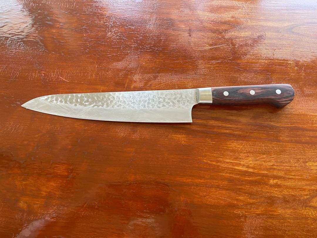 堺 孝行 33層 槌目ダマスカスVG10牛刀　約230mm