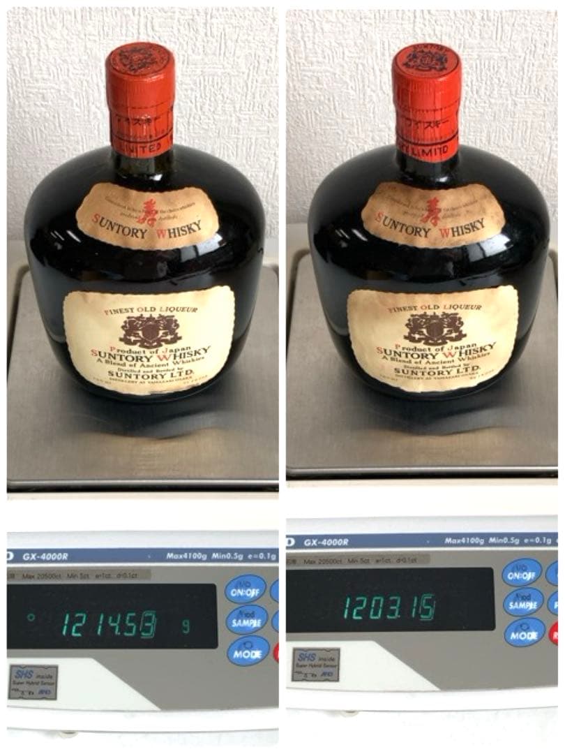 △ 未開栓 古酒 サントリー オールド ウイスキー 寿 760ml 4本まとめ