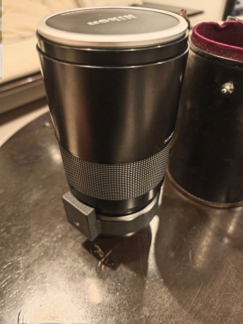 反射望遠レンズ　reflex nikkor 1000mm 1:11 革ケース付