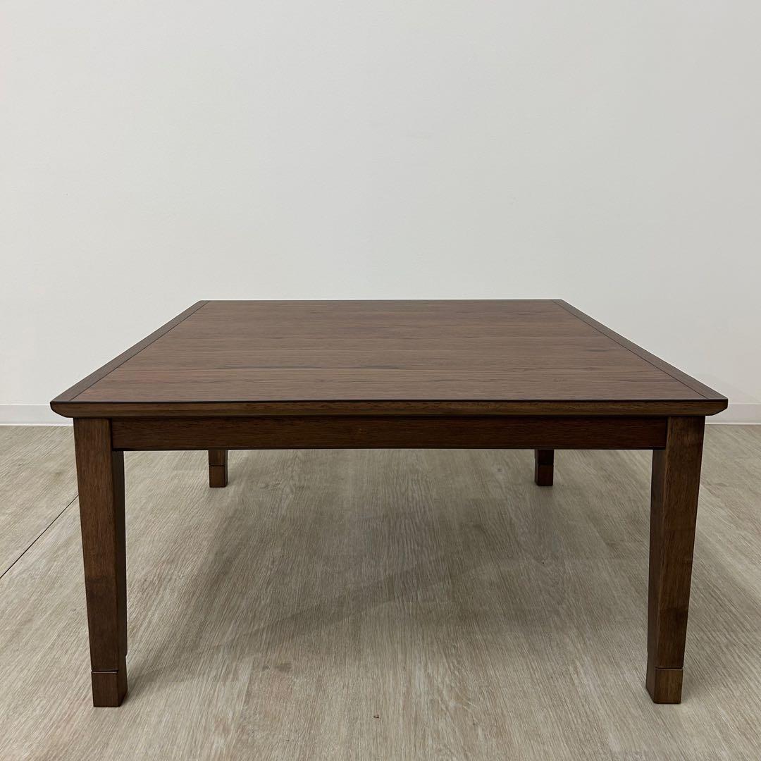 新品☆家具調こたつ 正方形 ブラウン 継脚 北欧風 リビングこたつ 木目 北欧風