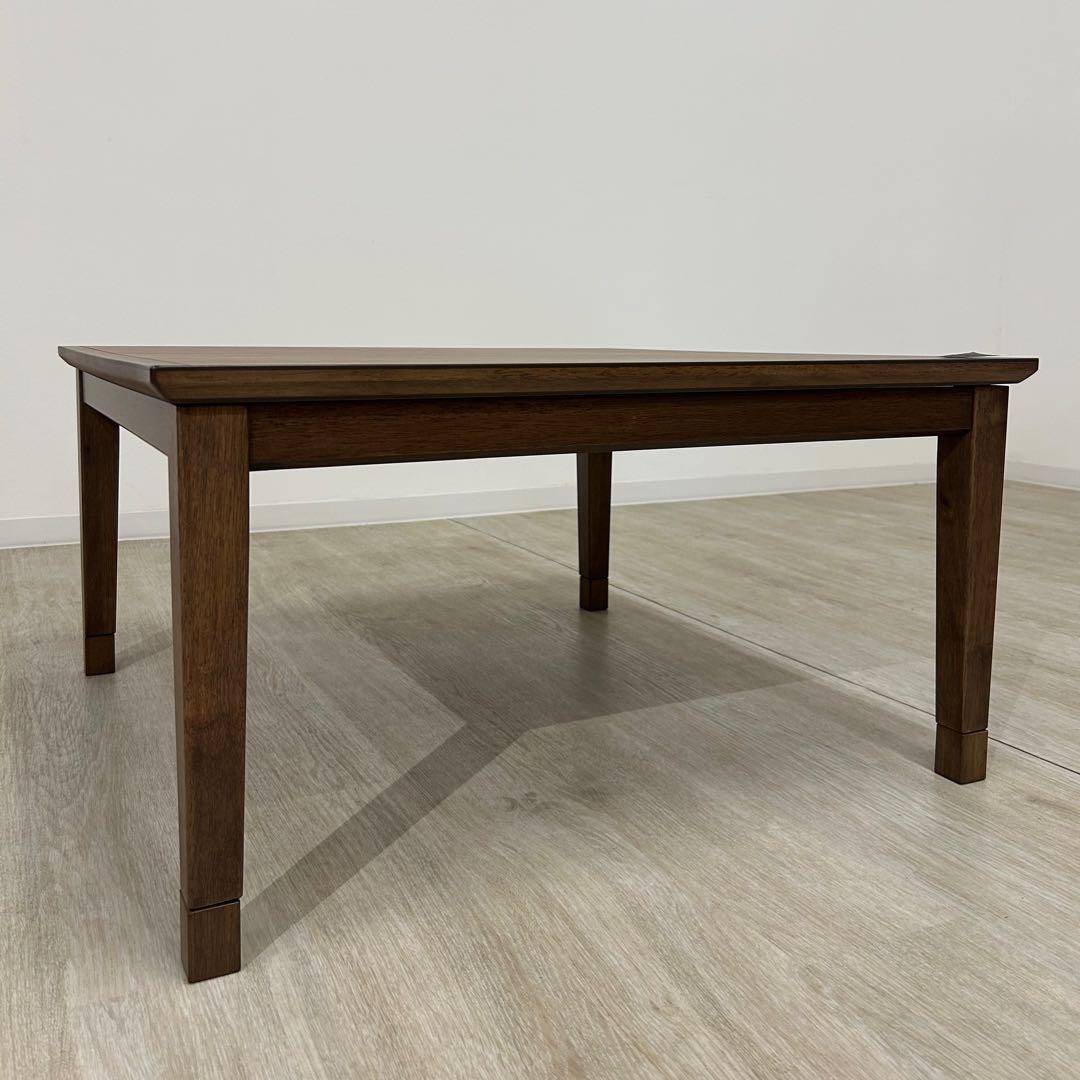 新品☆家具調こたつ 正方形 ブラウン 継脚 北欧風 リビングこたつ 木目 北欧風