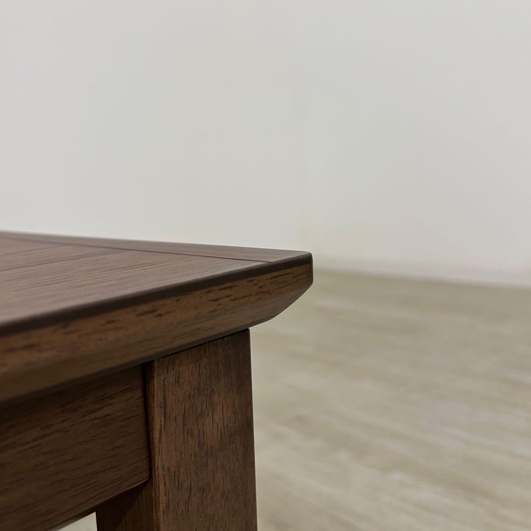 新品☆家具調こたつ 正方形 ブラウン 継脚 北欧風 リビングこたつ 木目 北欧風