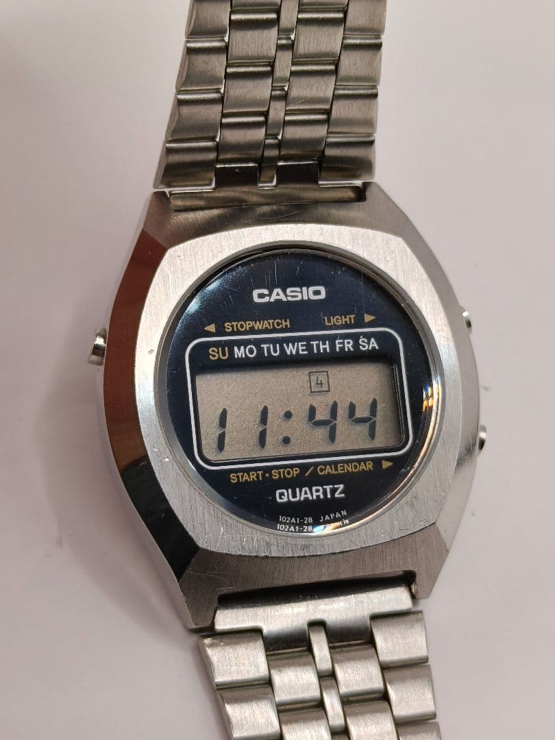 希少・日本製 CASIO 31QR-17 スクリューバック ヴィンテージ 稼働品