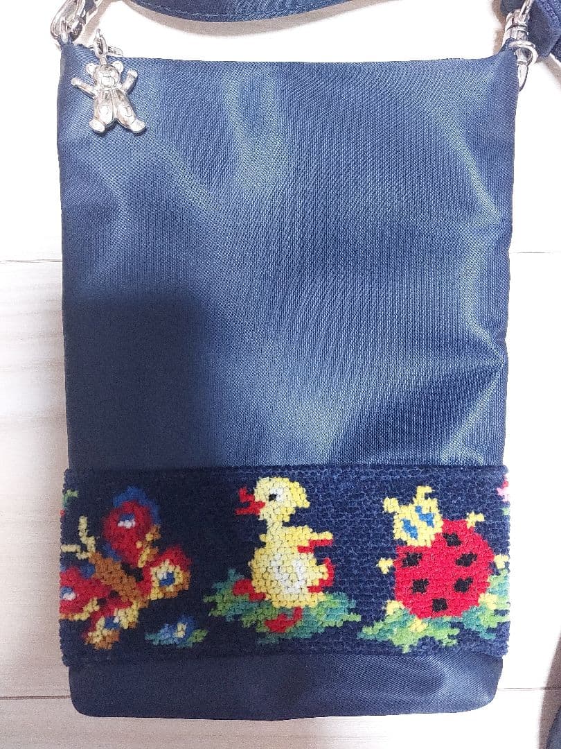 フェイラー 学校フェイラー ハイジ スマホショルダー ネイビー