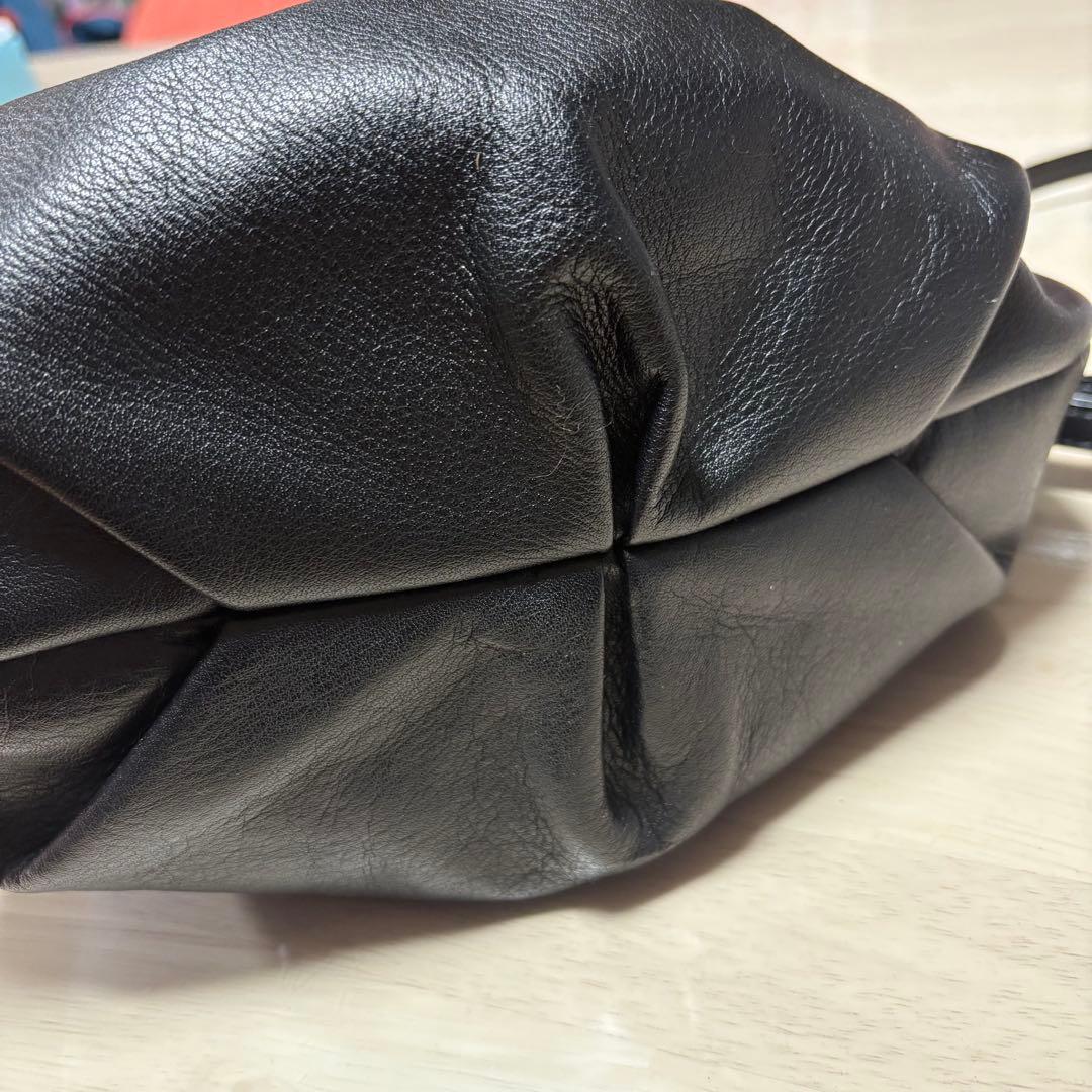 russet レザー巾着 4WAYショルダーバッグ レザーキーリングセット