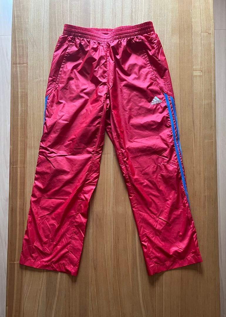 〈新品〉adidas アディダス メンズ セットアップ レッド×グレー×ブルー