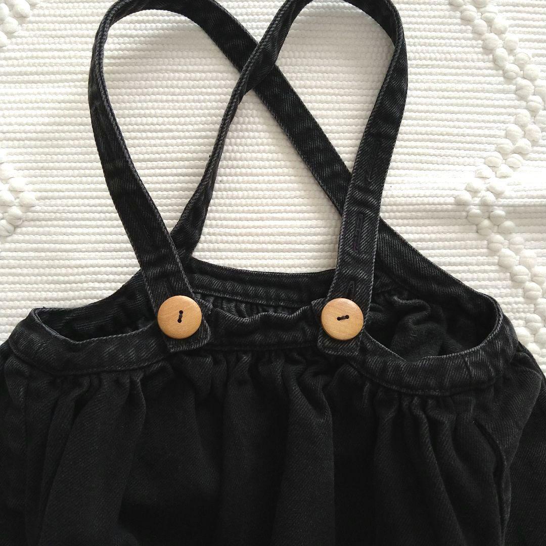 ♡ soor ploom eloise pinfore black denim♡