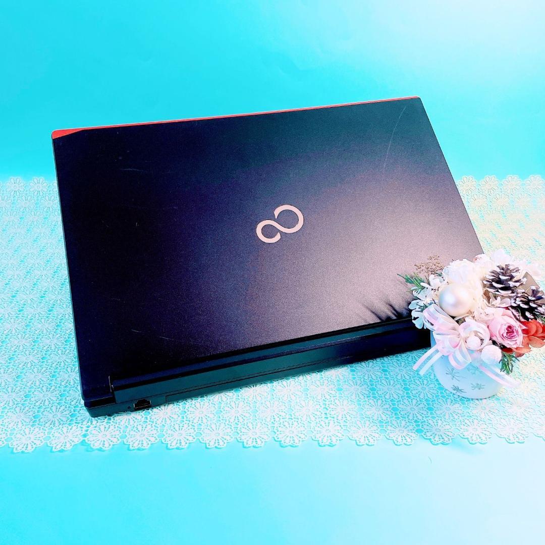 動作良好❣️黒ノートパソコン✨️事務作業におすすめ大容量SSD512GB✨️16GB