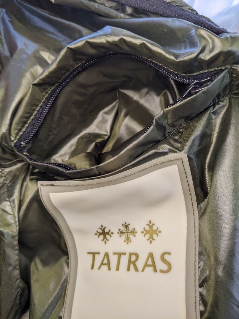 TATRAS モッズコート ミリタリー ダウンライナー 付き オリーブ