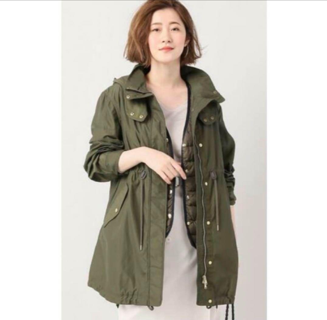 TATRAS モッズコート ミリタリー ダウンライナー 付き オリーブ