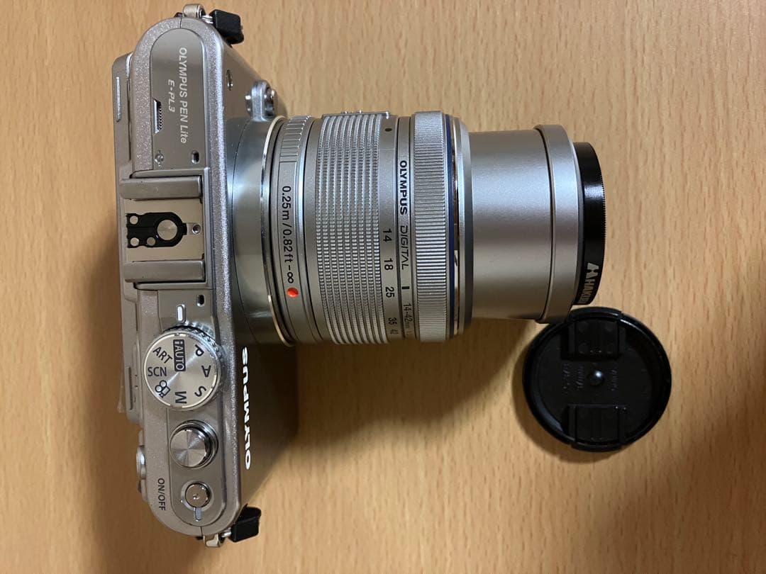 OLYMPUS PEN Lite E-PL3 ミラーレス一眼 デジカメ　シルバー