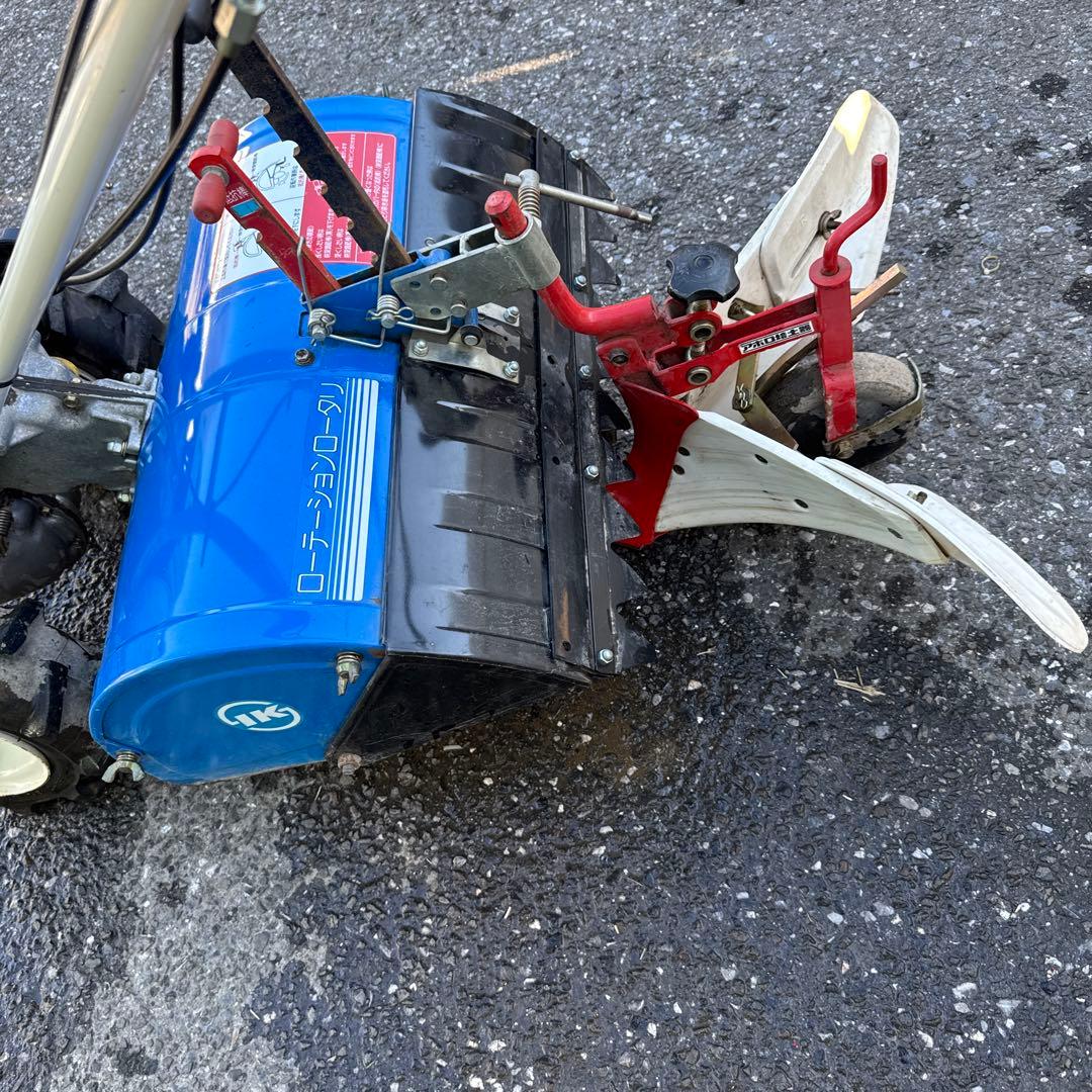 イセキ、IKS IR5 管理機、耕運機 ガソリンエンジン 青、動作確認済み
