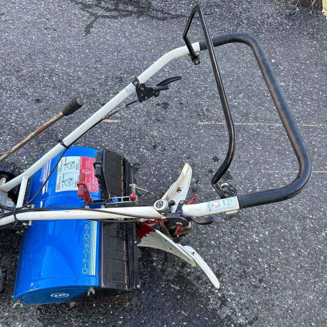 イセキ、IKS IR5 管理機、耕運機 ガソリンエンジン 青、動作確認済み