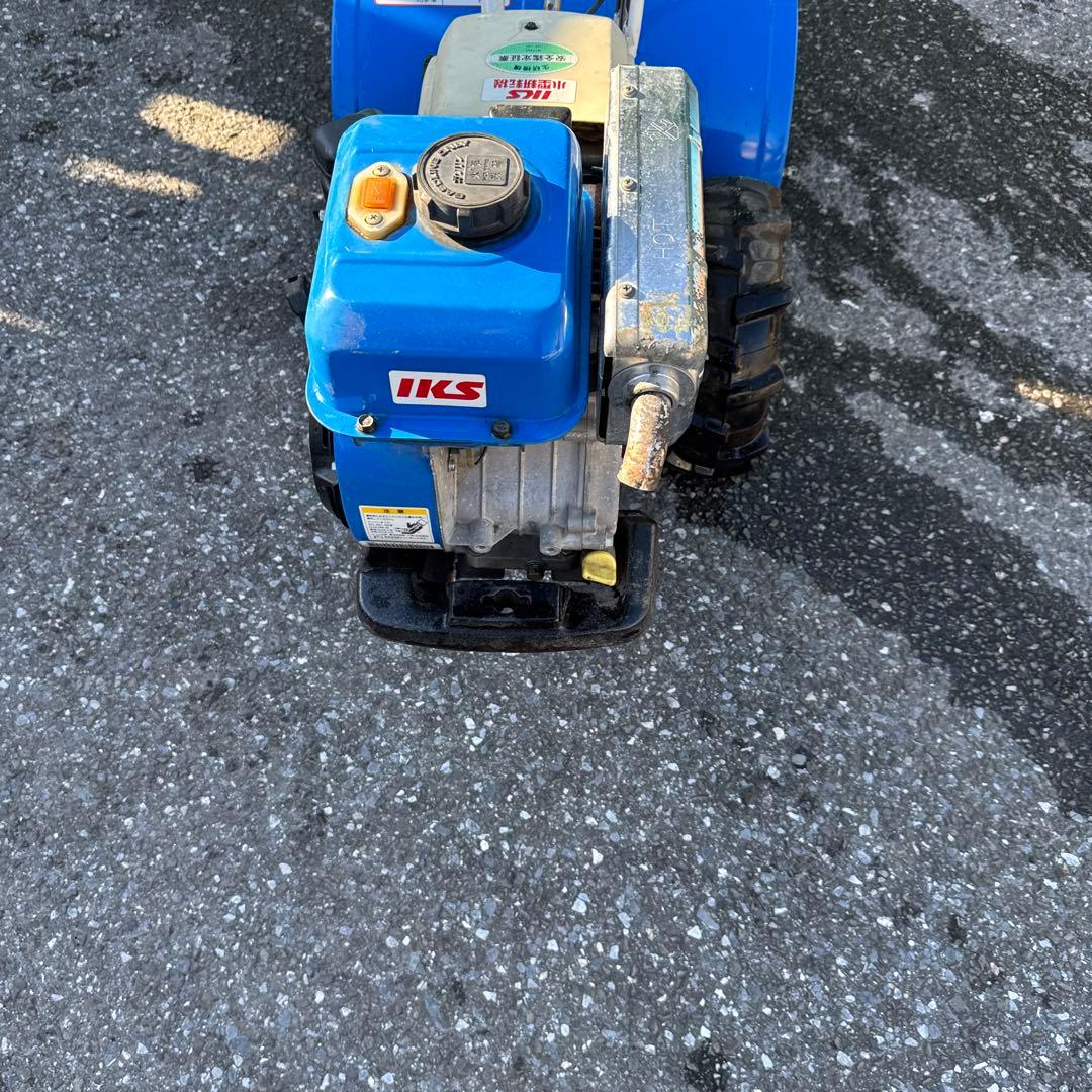イセキ、IKS IR5 管理機、耕運機 ガソリンエンジン 青、動作確認済み