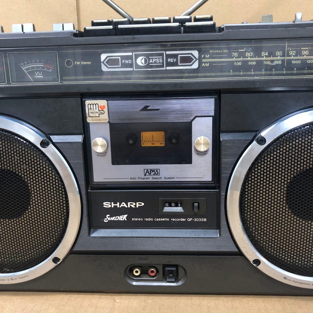 SHARP ラジカセ GF-303SB ジャンク