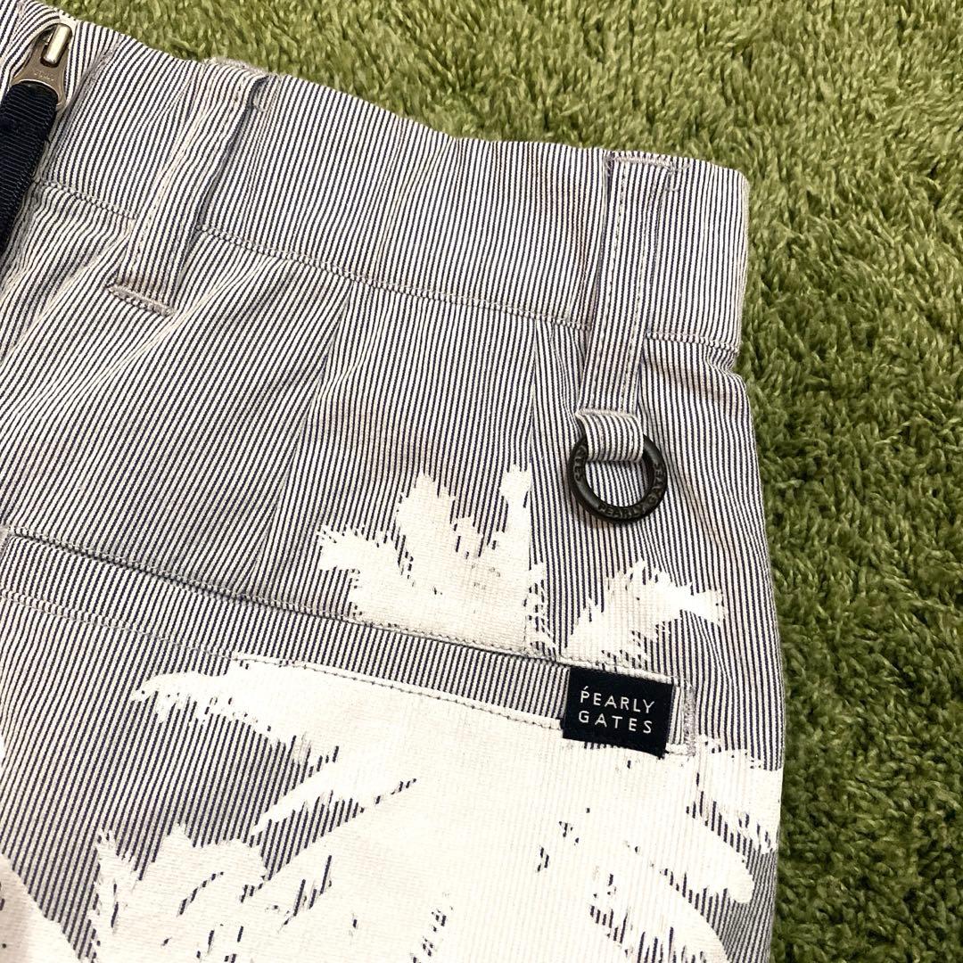 パーリーゲイツ☆タグ付き新品 クールマックス パームツリー柄 スカート ヤシの木