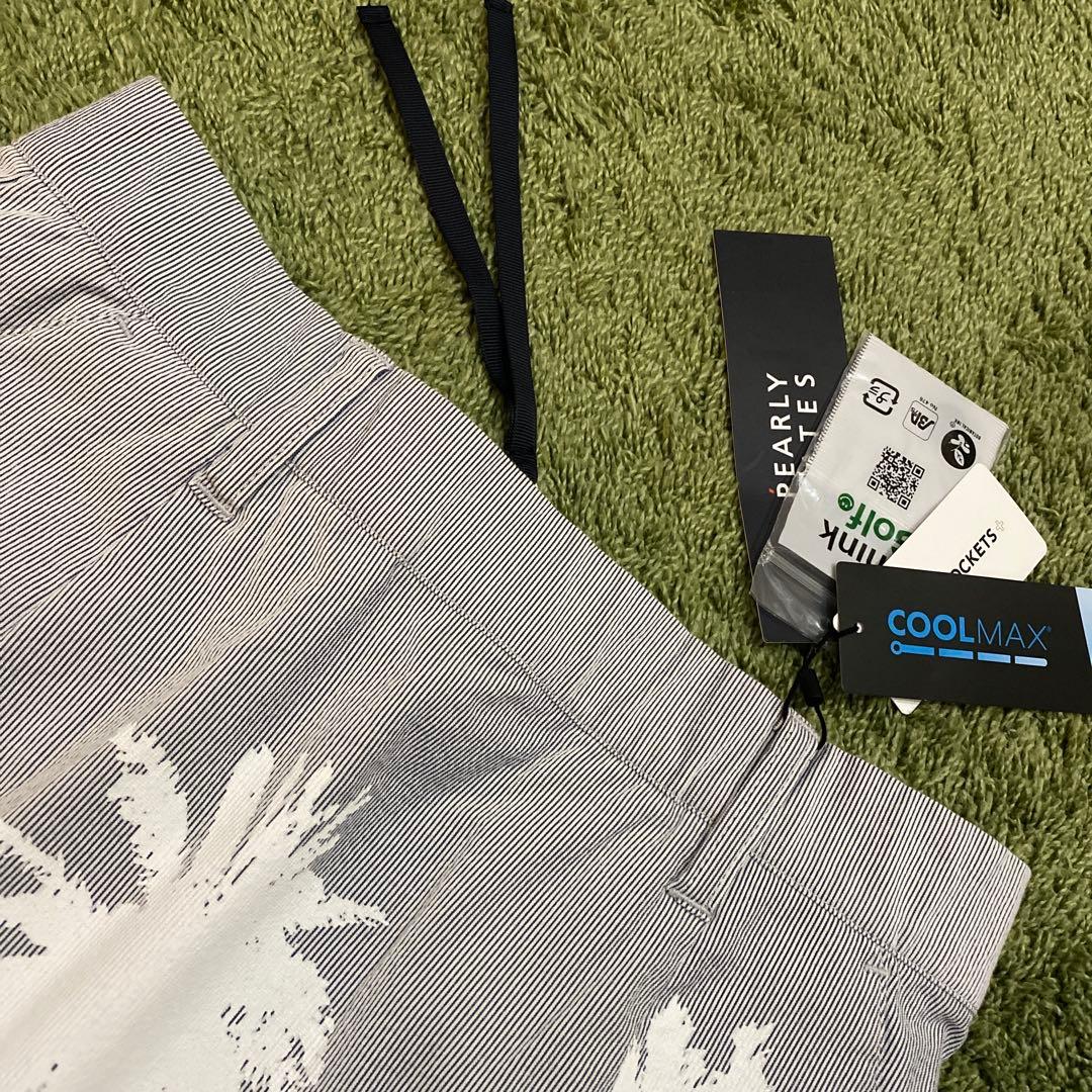 パーリーゲイツ☆タグ付き新品 クールマックス パームツリー柄 スカート ヤシの木