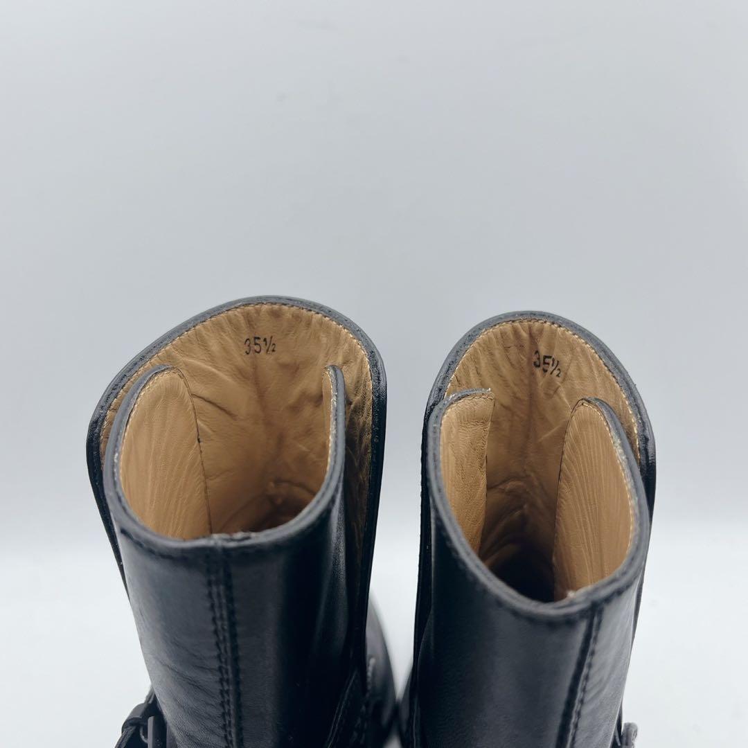 希少✨TOD'S トッズ ジョッパーブーツ ショートブーツ ベルト 黒 35.5