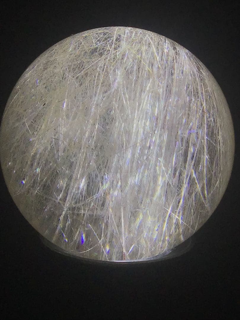 【金銭を呼び込む】金運最強‼️☆高品質☆プラチナルチル入り　本水晶　パワーストーン