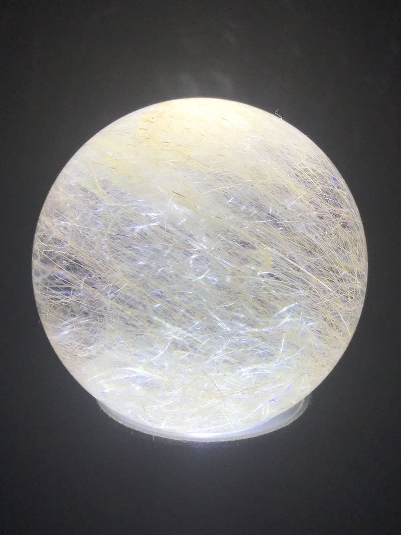 【金銭を呼び込む】金運最強‼️☆高品質☆プラチナルチル入り　本水晶　パワーストーン