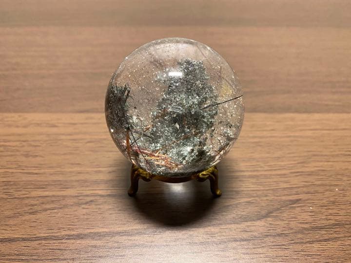 ✶一点物✶　ガーデンクォーツ　丸玉　52mm