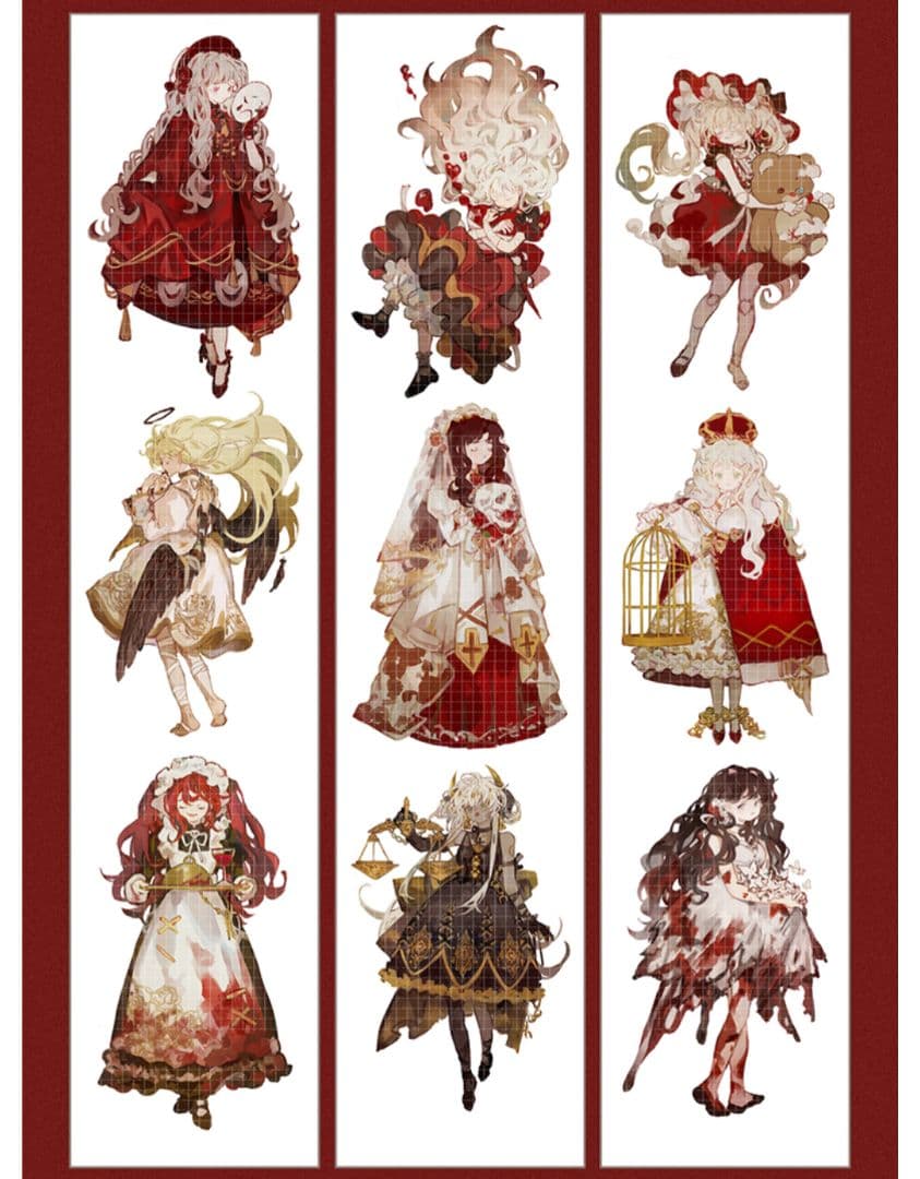 のこり２✩再販✩J37＃刺杀玫瑰(PET)純情男友切り売り海外人物マステ女の子