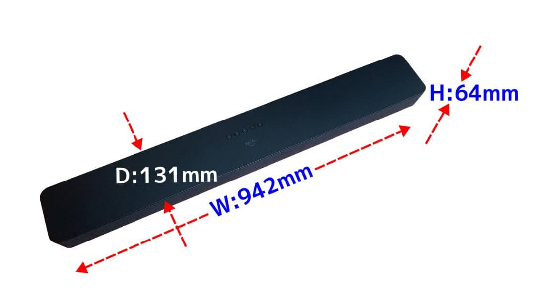 Amazon Fire TV Soundbar Plus 美品 付属品完備