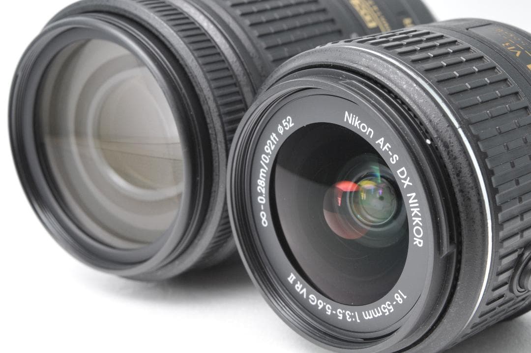 シャッター数新品級❣️美品 Nikon D5300⭐️Wi-Fi ダブルレンズ