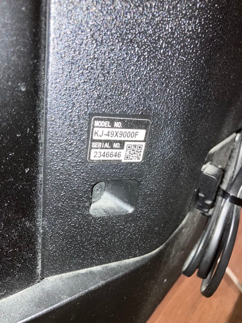 【ジャンク】BRAVIA KJ-49X9000F 液晶テレビ 本体リモコンセット