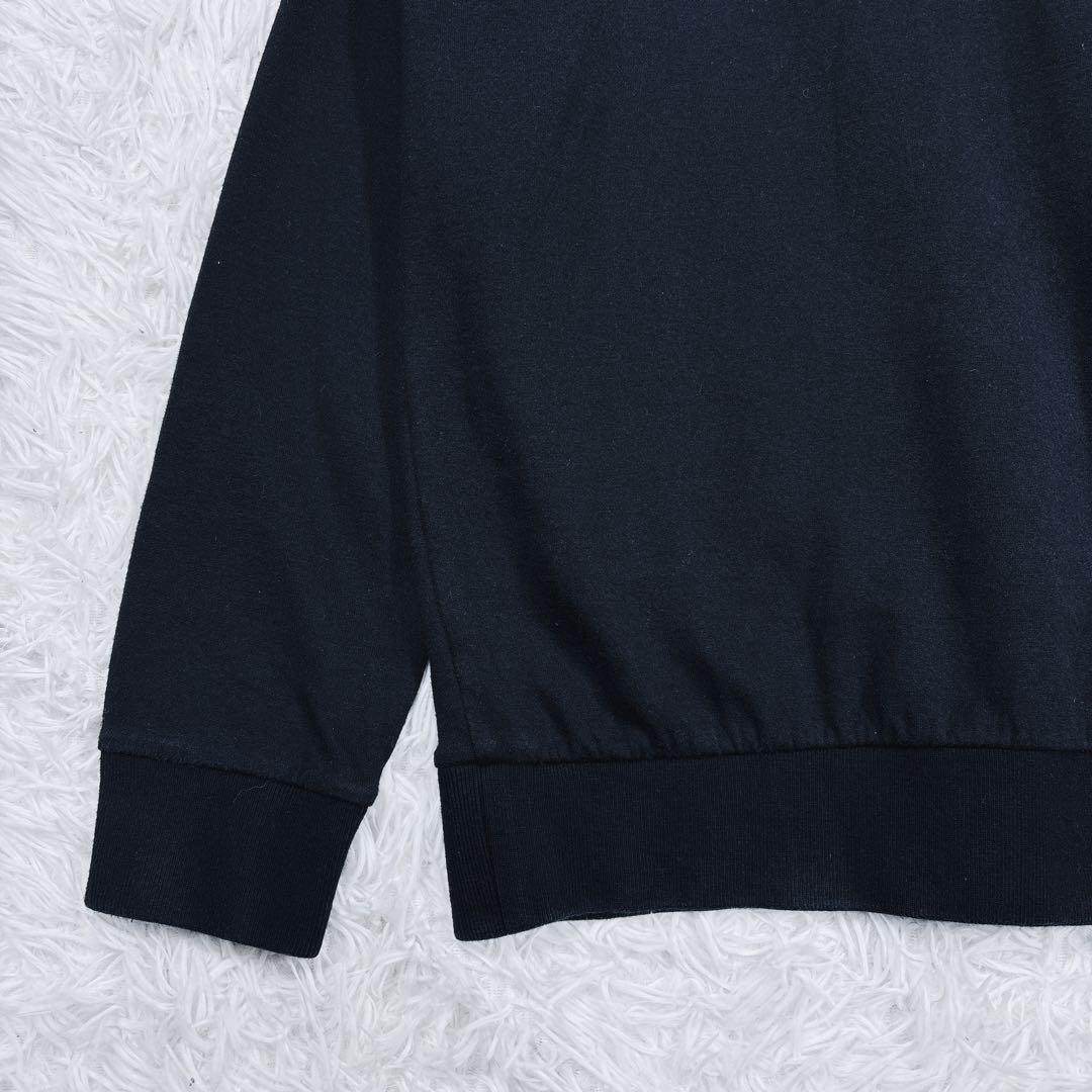 美品✨ポールスミス　スウェット　ビックロゴ　スリーブデザイン　黒　XL