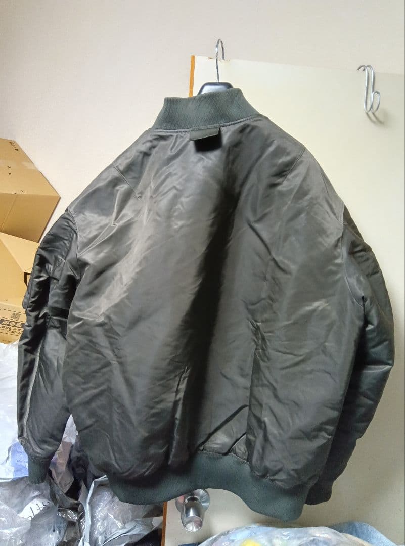 送料無料 ユニクロ +J ハイブリッド ダウン MA-1 XXL ジルサンダー