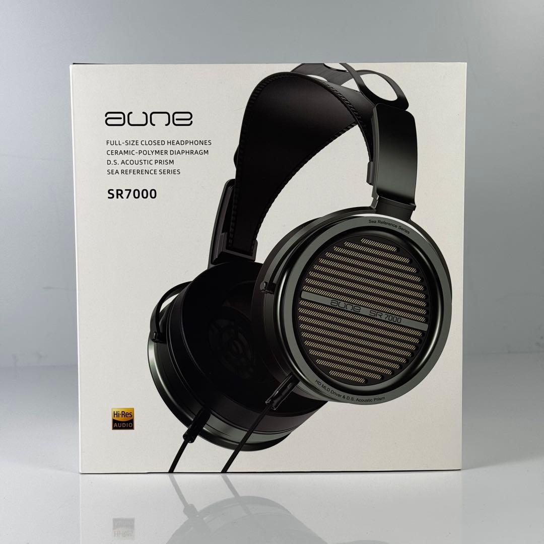 美品 aune SR7000 ヘッドホン（密閉型／高音質）