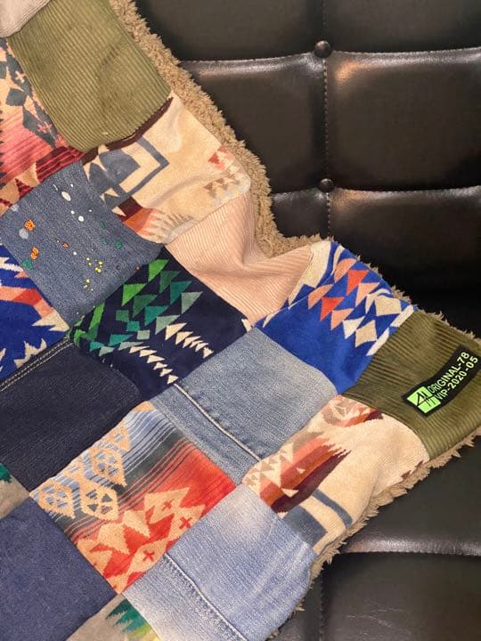 ペンドルトン.リメイク/ブランケット.ハンドメイド/handmade