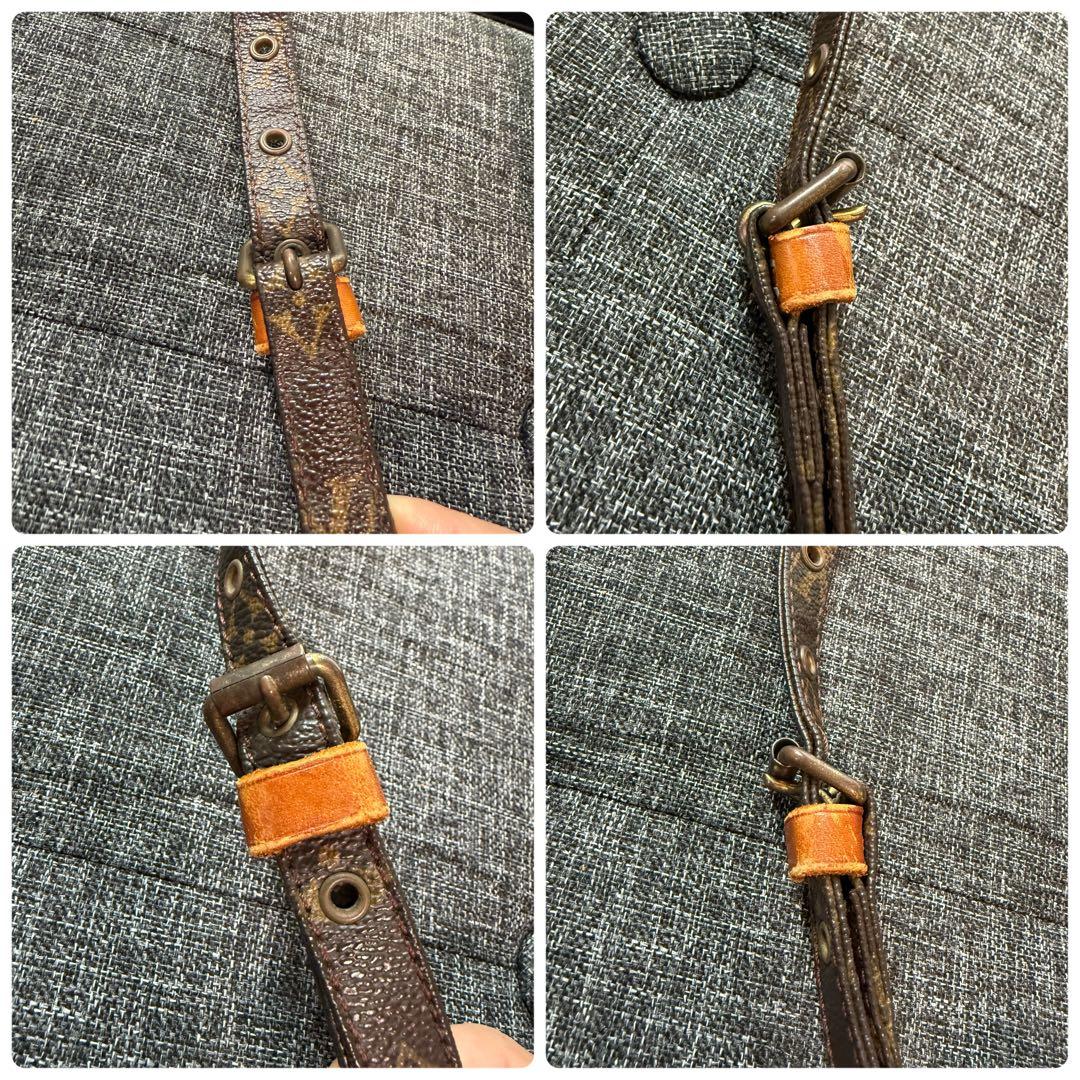 【鑑定済】 ベタ無 ルイヴィトン ダヌーブ モノグラム ショルダーバッグ