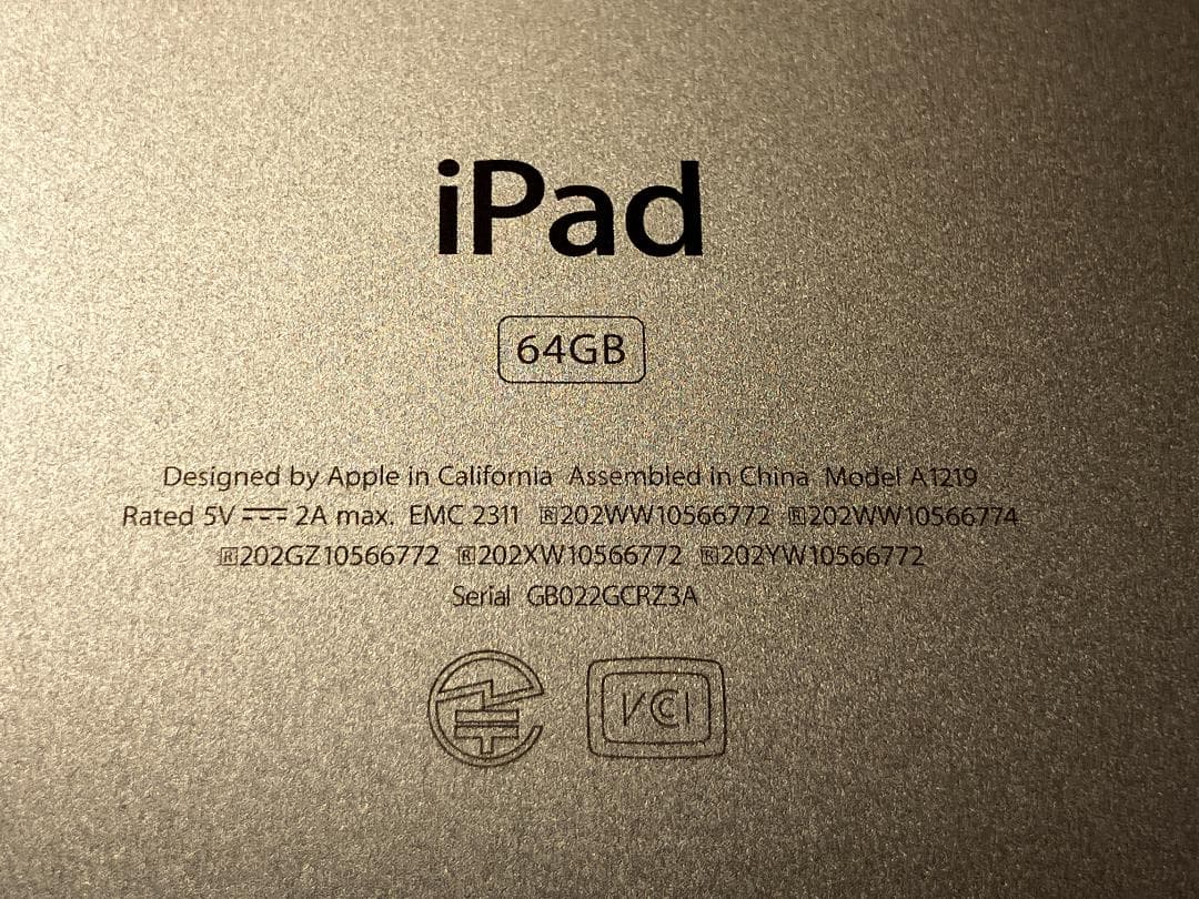 ★極美品 初代iPad 64GB (BUILT製カバー付き)★