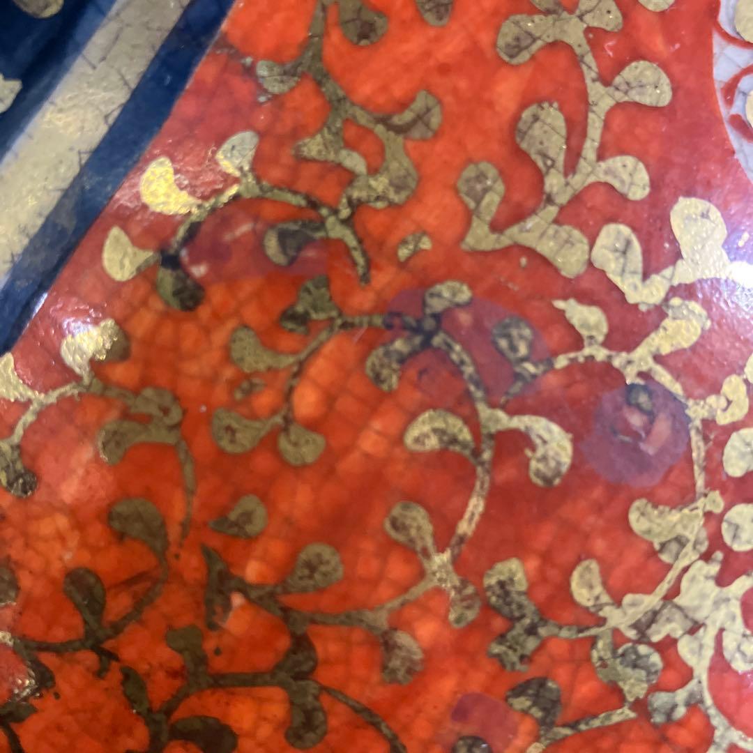 昭和レトロ 伊満里焼 伊万里焼 陶器製 大型 特大 豪華絢爛 色絵 金彩 飾り壺