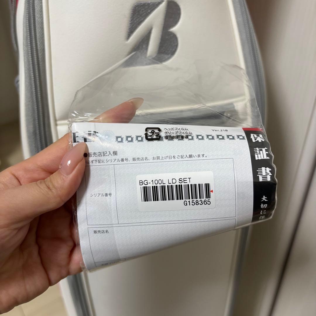 美品 レディース ブリヂストン BG-100Lクラブセット 8本組ピンク 初心者