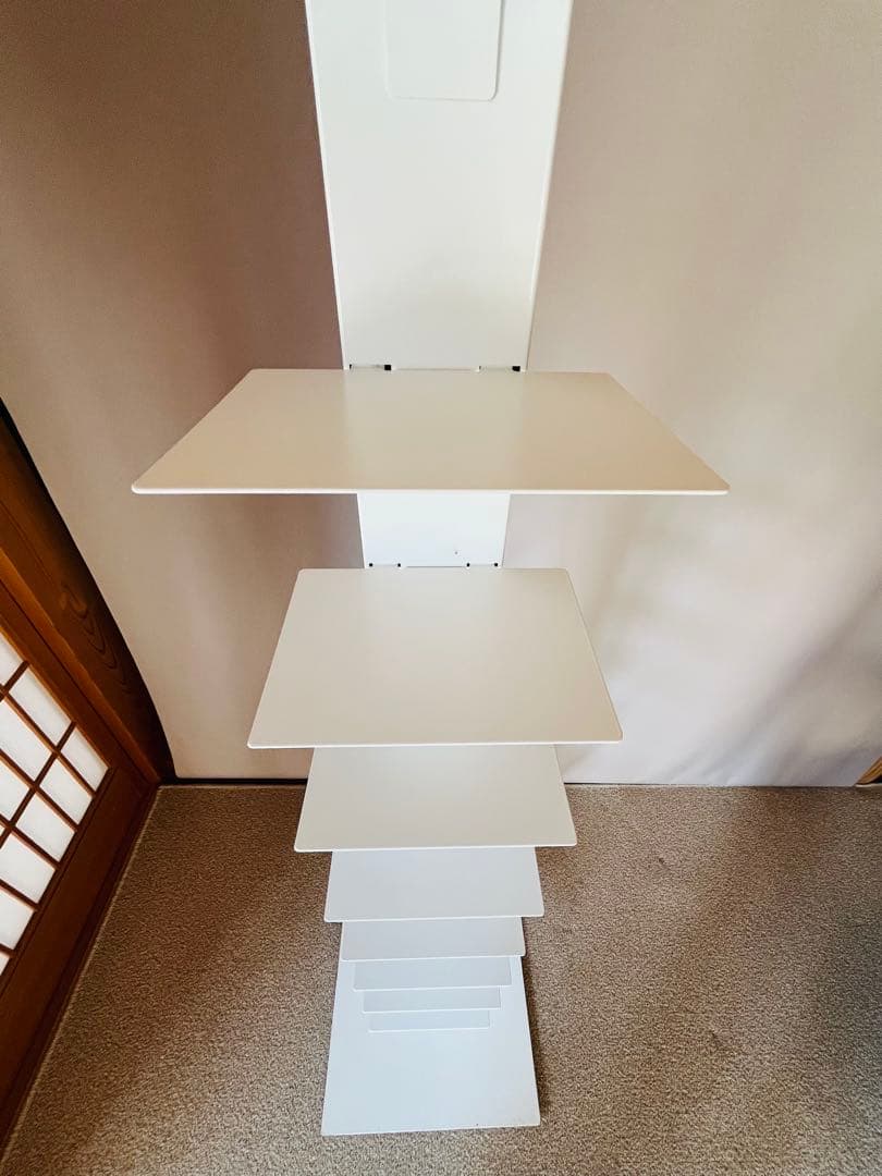 シンテシ　サピエンスブックタワー　10段　ホワイト