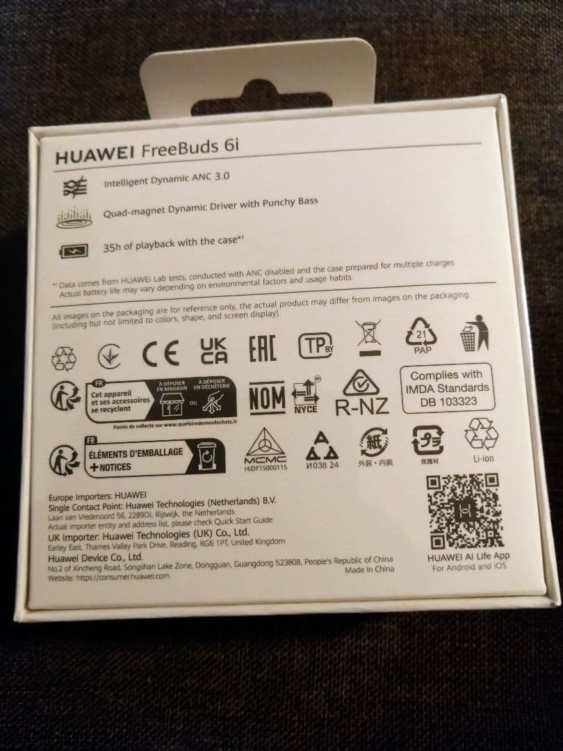 新品未使用　 HUAWEI FreeBuds 6i ブラック 本体