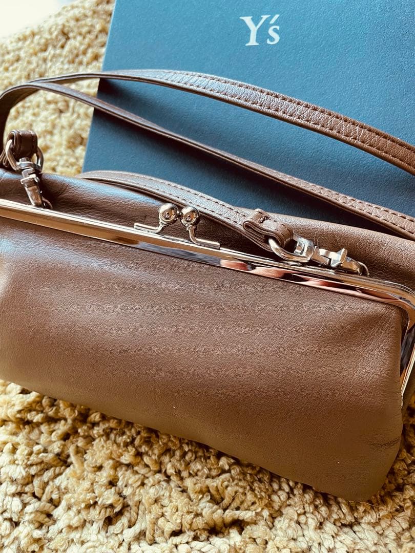 ACOさま専用！Y'sヨウジヤマモト　レザーウォレットショルダーブラウン